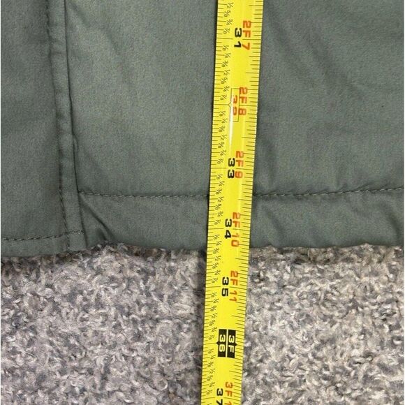 LIVERGY Urban Denim Winter Coat Men's Parka Size 42 Army Green Jacket - Picture 10 of 11